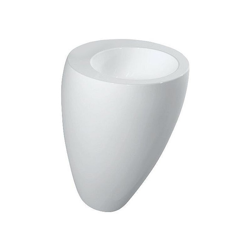 Laufen Lavabo + colonne ALESSI 52cm sans trou coloris blanc