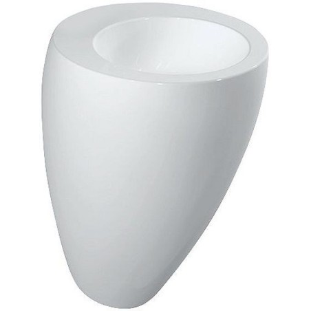 Laufen Lavabo + colonne ALESSI 52cm sans trou coloris blanc