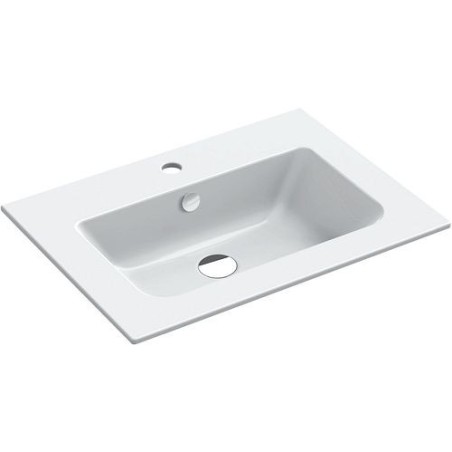 Lavabo ALANO 62x46 cm porcelaine coloris blanc