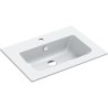 Lavabo ALANO 62x46 cm porcelaine coloris blanc