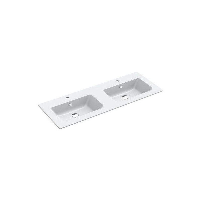 Lavabo ALANO 62x46 cm porcelaine coloris blanc mat