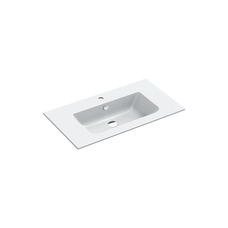 Lavabo ALANO 82x46 cm porcelaine coloris blanc