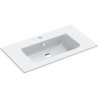 Lavabo ALANO 82x46 cm porcelaine coloris blanc mat