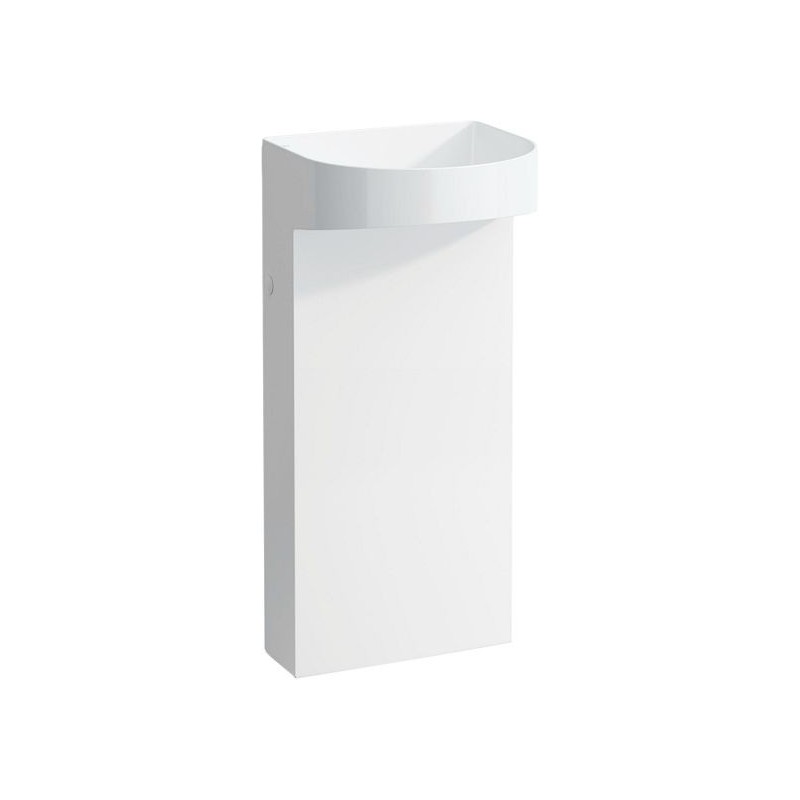 Laufen lavabo colonne SONAR sans trou robinet/trop-plein coloris blanc