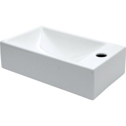 Catalano lave-mains NEW ZERO 50 40X23 cm + trou de robinet coloris blanc satin