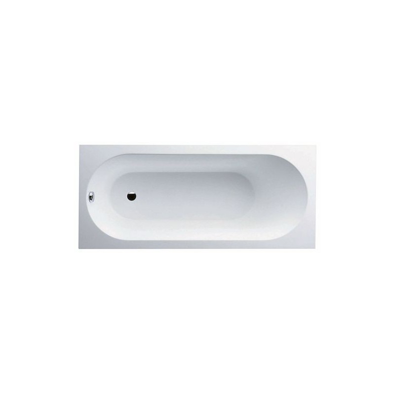 Villeroy & Boch bain quaryl OBERON 2.0 +pieds 160-75 cm coloris blanc