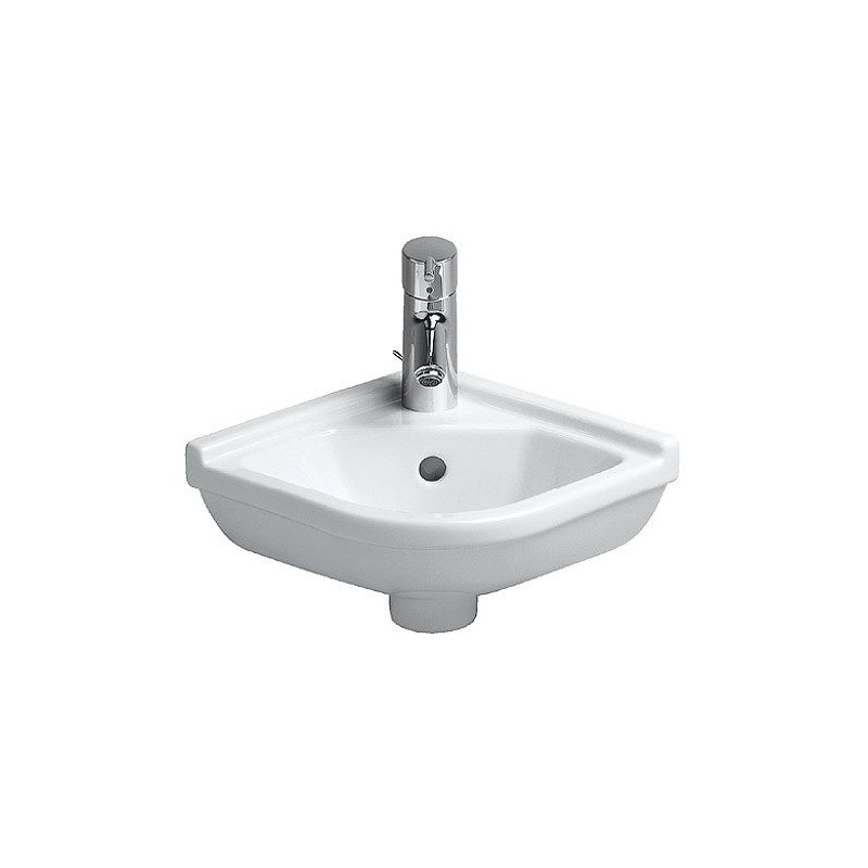 Duravit lave-mains d'angle STARCK 3 44cm +trou robinet coloris blanc