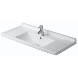 Duravit lavabo pour meuble STARCK 3 + trou robinet 105 cm coloris blanc