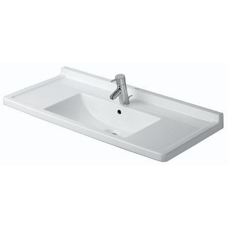 Duravit lavabo pour meuble STARCK 3 + trou robinet 105 cm coloris blanc
