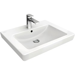 Villeroy & Boch lavabo SUBWAY 2.0 60 cm + 1(3)trou robinet coloris blanc