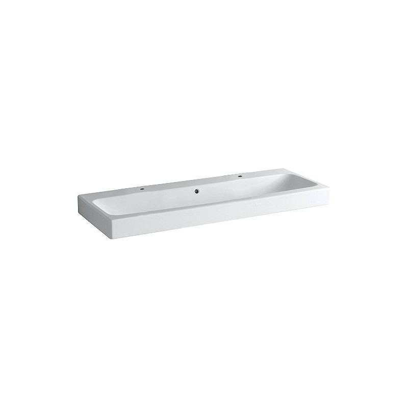 Geberit Lavabo ICON 120-48,5 cm + 2 trous robinet coloris blanc