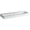 Geberit Lavabo ICON 120-48,5 cm + 2 trous robinet coloris blanc