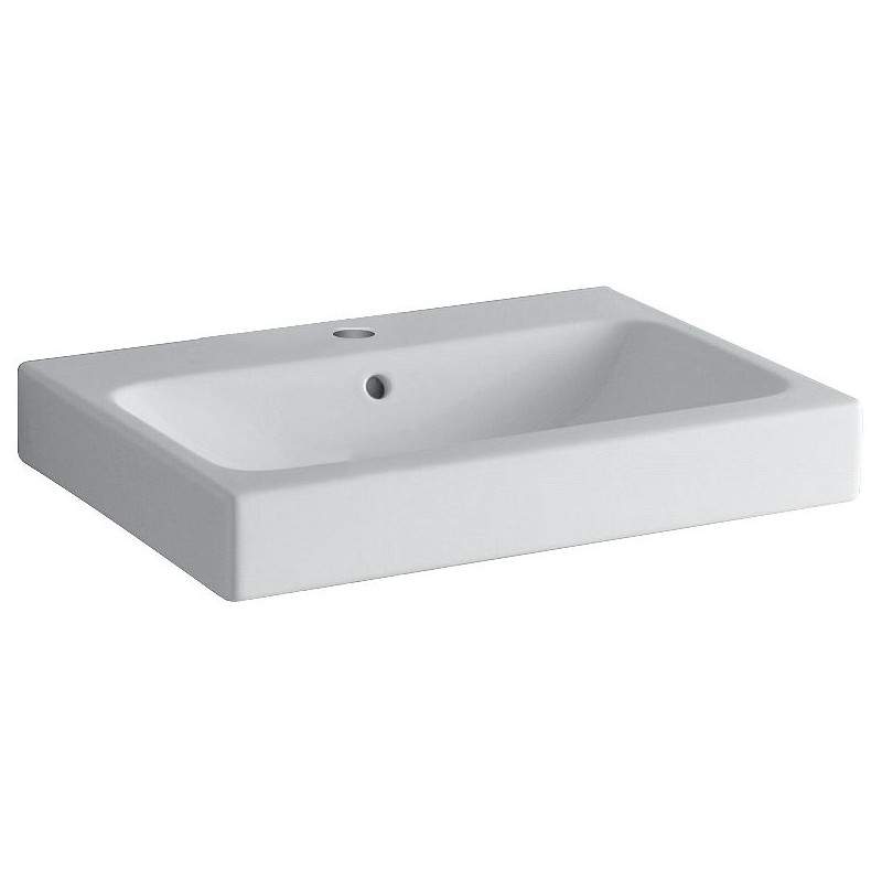 Geberit Lavabo ICON 90-48,5 cm sans trous robinet coloris blanc