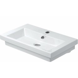 Duravit lavabo 2ND FLOOR 70 cm + trou robinet coloris blanc