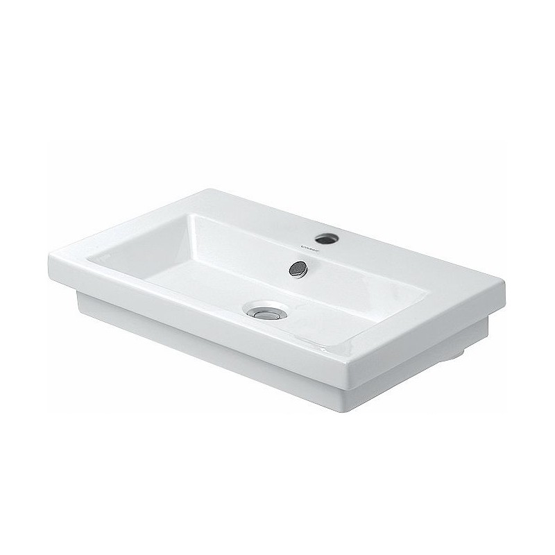 Duravit lavabo 2ND FLOOR 70 cm + trou robinet coloris blanc