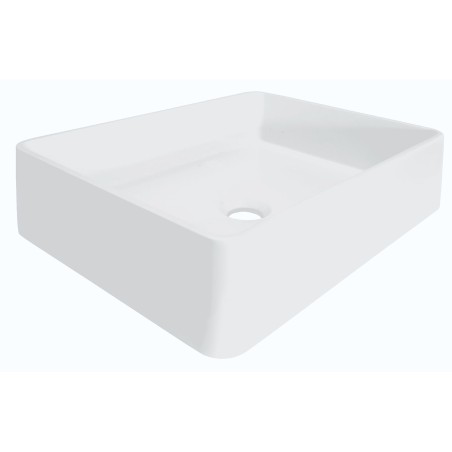 Lavabo à poser COMBO/MOLTO/PURO 48x36 cm solid sans trop-plein coloris blanc