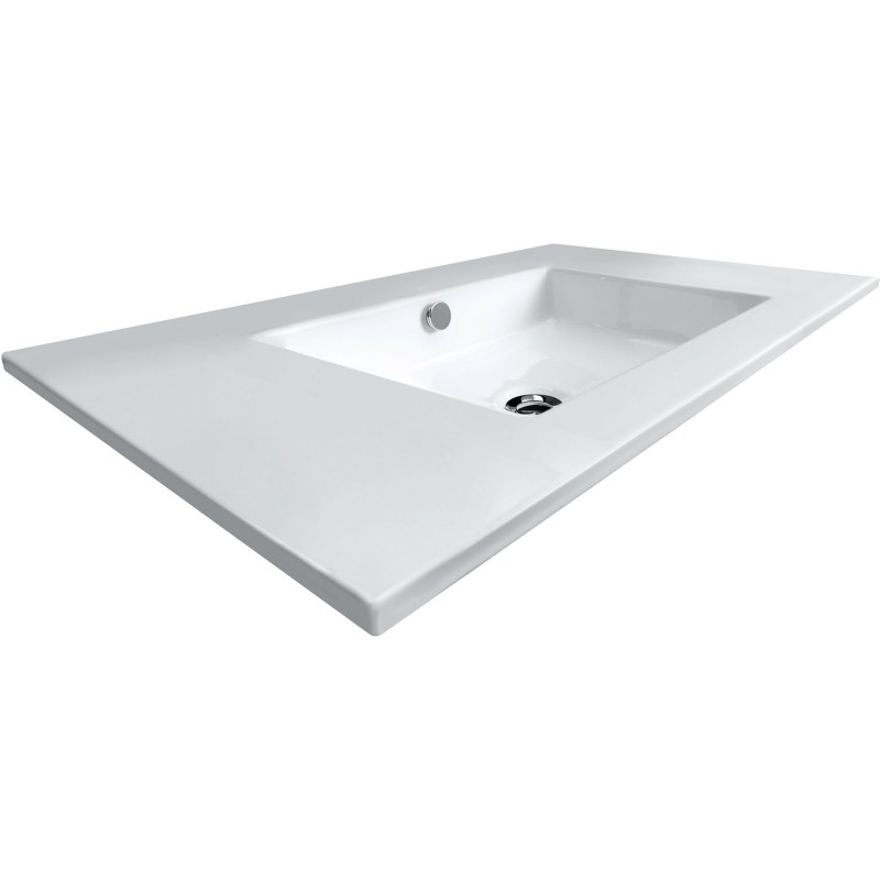 Lavabo COMBO/MOLTO/PURO 71X52 cm porcelaine coloris blanc