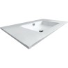 Lavabo COMBO/MOLTO/PURO 71X52 cm porcelaine coloris blanc