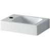 Geberit lave-mains ICON 38-28 cm trou robinet gauche coloris blanc