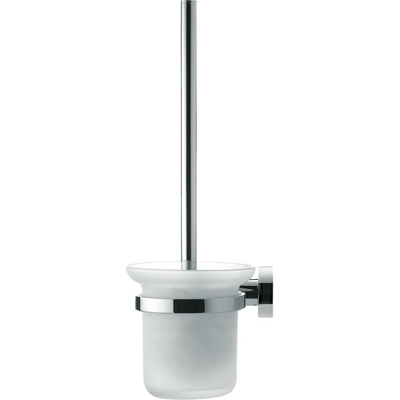 Duravit porte-goupillon D-CODE coloris chrome/verre-satin