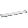 Pomdor tablette metric 60x13cm chrome/verre