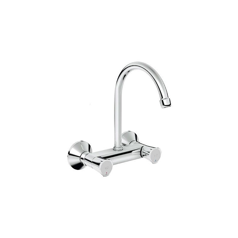 Grohe mitigeur cuisine Costa grohe saille 182 bec dessous couleur chrome