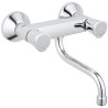 Grohe mitigeur cuisine Costa grohe saille 200 bec en dessous couleur chrome