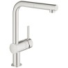 Grohe mitigeur cuisine Minta FG l-bec douche à main extractible steel