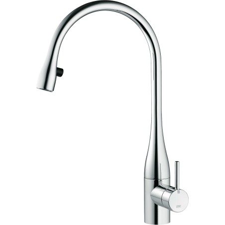 KWC mitigeur cuisine Eve douche à main extractible + Led inox