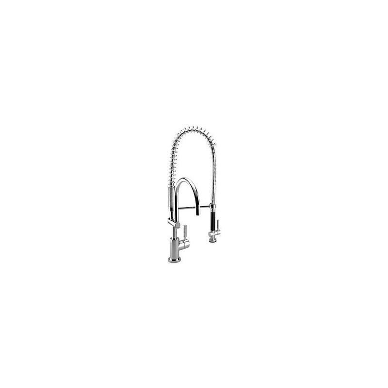 Dornbracht mitigeur cuisine Tara classic profi poignee droite couleur chrome