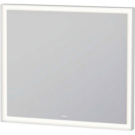 Duravit miroir Lcube 80 cm couleur blanc mat