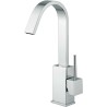 Mitigeur de lavabo Level vidage automatique bec carre couleur chrome