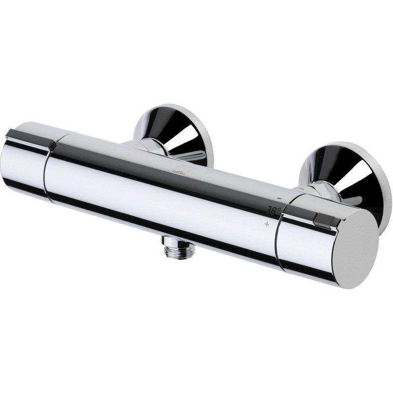 Oras mitigeur douche thermostat Cubista couleur chrome