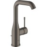 Grohe mitigeur lavabo Essence l-size FG bec mobile vidage automatique ecojoy brushed hard graphite