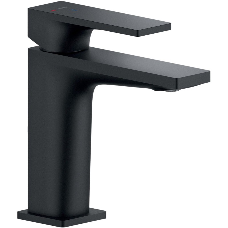 Nobili mitigeur lavabo seven clic-clac couleur noir mat