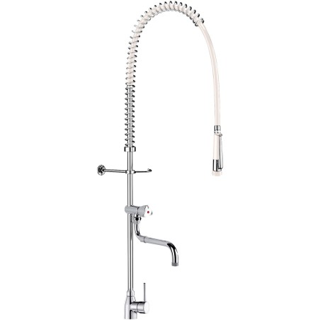 Delabie mitigeur pre-lavage cuisine couleur chrome