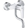 Grohe mitiheur mural Eurosmart bec dessous saillie 120 cm couleur chrome