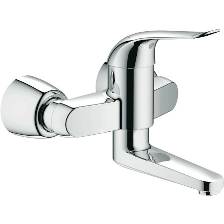 Grohe mitigeur mural Euro-eco 214 mm couleur chrome