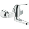 Grohe mitigeur mural Euro-eco 214 mm couleur chrome