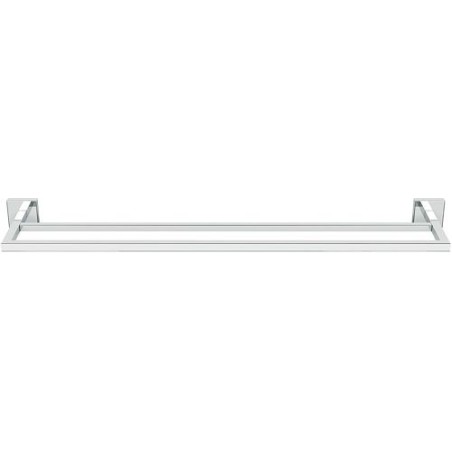 porte-serviette double fix HOLD T(IGHT) 60CM coloris chrome