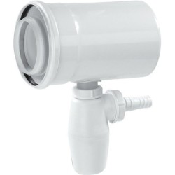 Ubbink siphon pour condensats concentrique 80-125