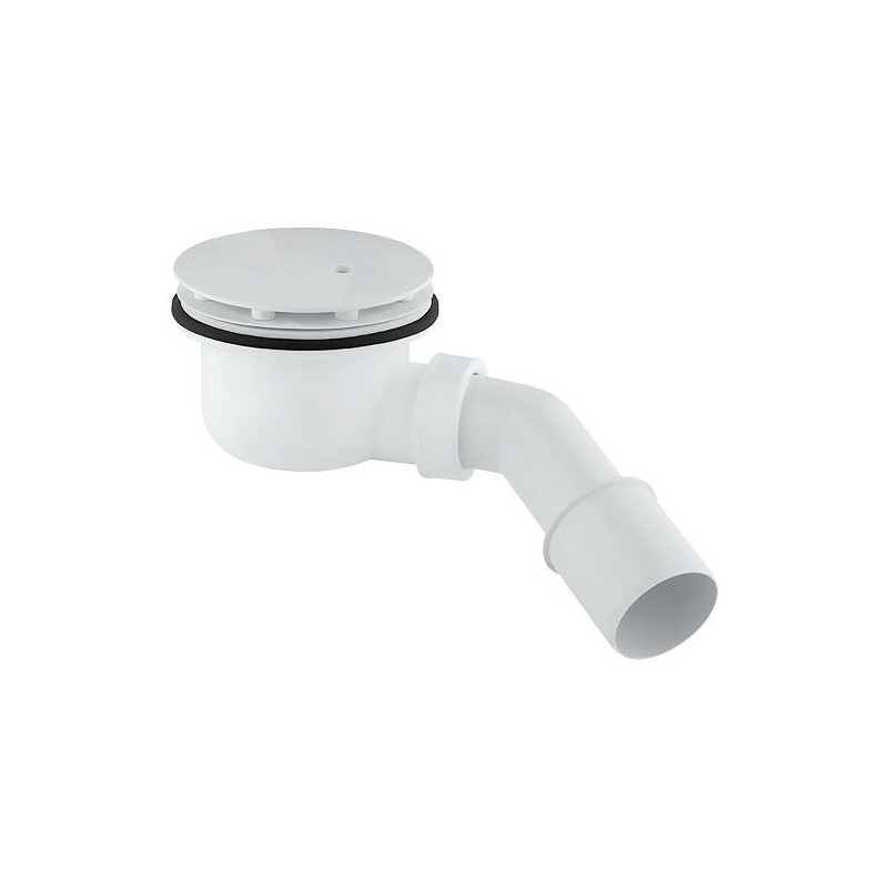 Nobili siphon douche 7,5cm-90mm-30l/min coloris blanc