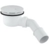 Nobili siphon douche 7,5cm-90mm-30l/min coloris blanc