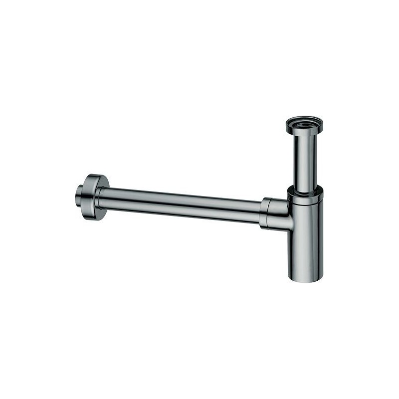 siphon design 5/4" rond inox look