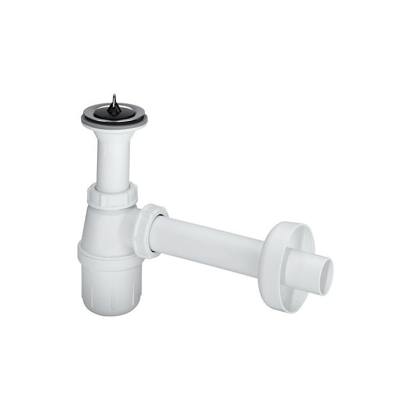 Viega siphon bouteille pour lavabo+crepine 5/4"-32 blanc