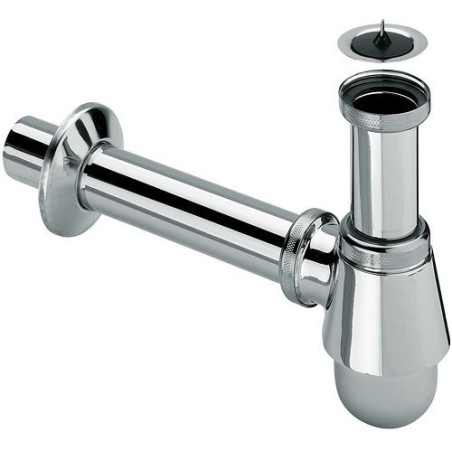 Viega siphon bouteille NORA pour bidet + crepine 5/4" coloris chrome