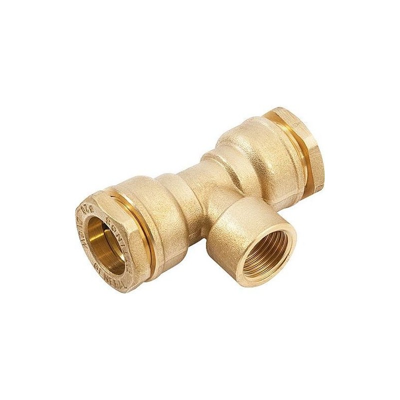 General Fittings T pour HDPE 50mm-6/4"F-50mm